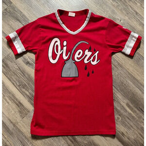 Vtg 1970’s Oilers Football Jersey Howe Athletic Apparel TN Size Small USA #37